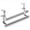 Sliver, variant on Stainless steel towel rack bracket for cabinet doors, universal type, suitable for use above cabinet doors, 2-pack.