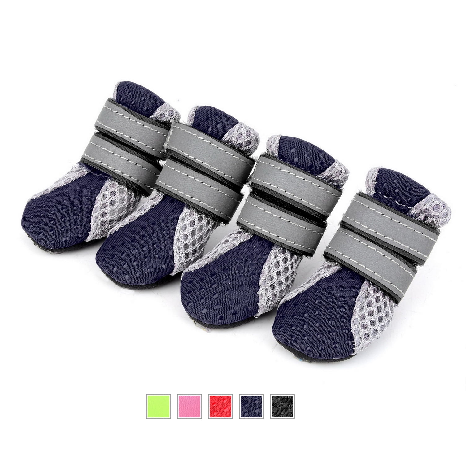 SELMAI Dog Boots for Hot Pavement Summer Breathable Soft Mesh Paw