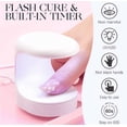 thumbnail image 5 of Mini lámpara UV para uñas de gel, estilo americano, secador de uñas profesional, lámpara UV LED USB portátil para esmalte semipermanente, máquina para salón de manicura y pedicura., 5 of 5