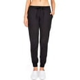 thumbnail image 2 of Ambiance Women's Juniors Soft Jogger Pants - 65776, 2 of 10