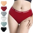 thumbnail image 3 of Fancifize Women's Plus Size Underwear Full Coverage Seamless Panties Comfortable Breathable Cotton Briefs, 3 of 3