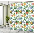 thumbnail image 5 of Ambesonne Floral Shower Curtain, Layout of Colorful Flowers, 69"Wx75"L, Multicolor, 5 of 5