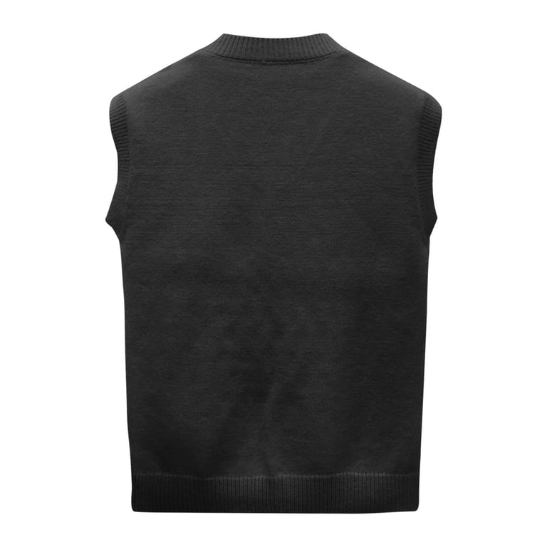 Pxiakgy Ladies College Style Knitted Sweater Vest Sleeveless
