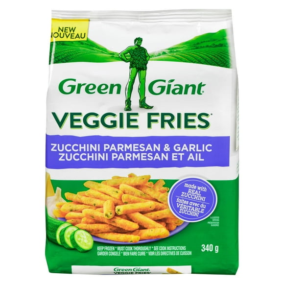 Frites De Légumes Zucchini Parmesan Et Ail Green Giant*. Faites Avec Du Véritable Zucchini! Frites De Légumes Zucchini GG!