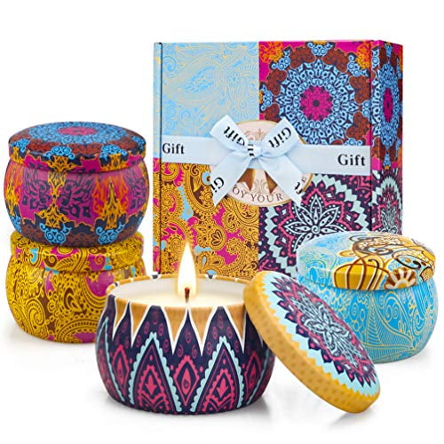 tin candle Travel candles soy candle birthday gift scented candles