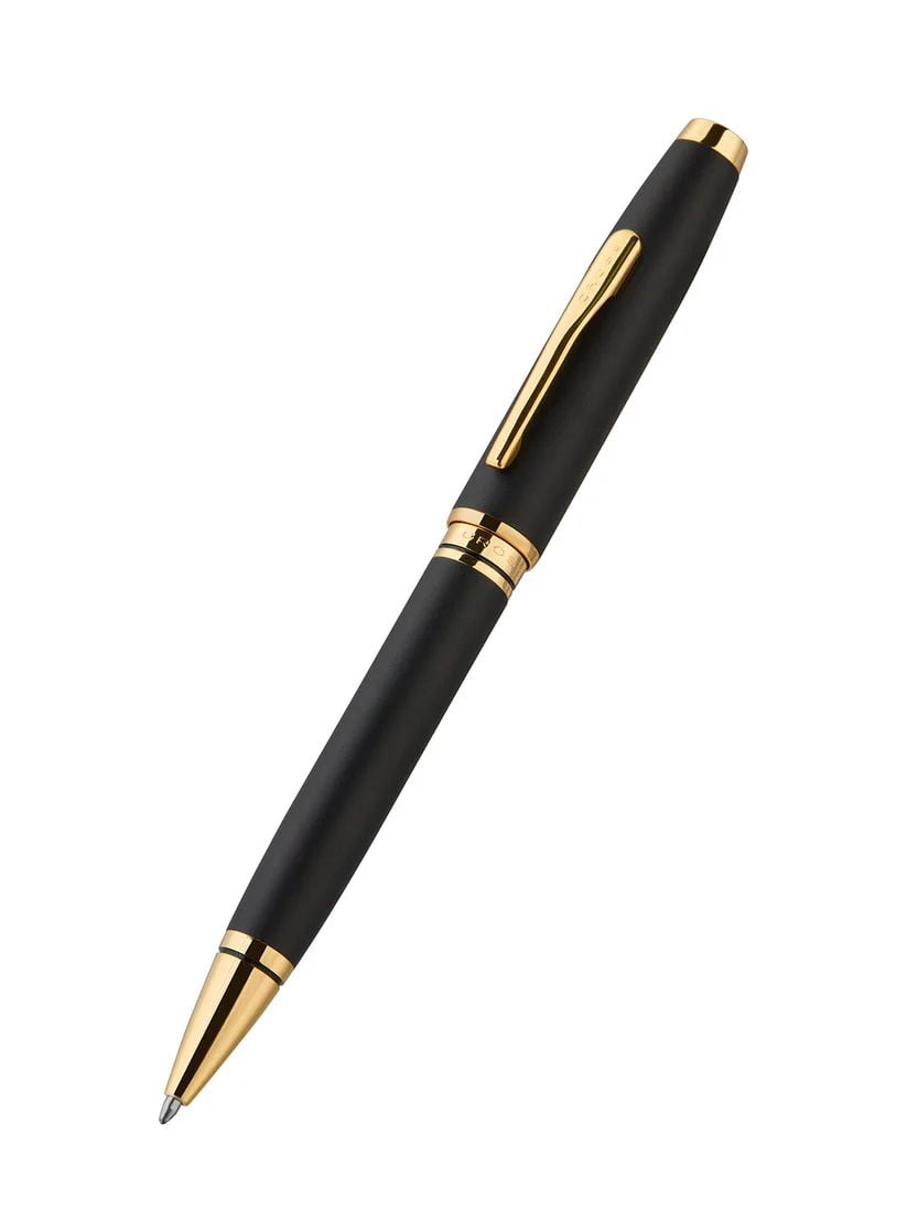 Cross Coventry Matte Black Lacquer with Gold PVD Appointments Ballpoint Pen
