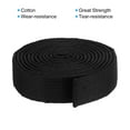 thumbnail image 3 of Uxcell Taekwondo Colored Ranking Belt 1.6"x11.8Ft 3.6m, Cotton Martial Arts Judo Karate Belt, Black, 3 of 5