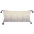 thumbnail image 2 of Mina Victory Life Styles Ombre Tassels Modern Cotton Throw Pillow in Gray, 2 of 5