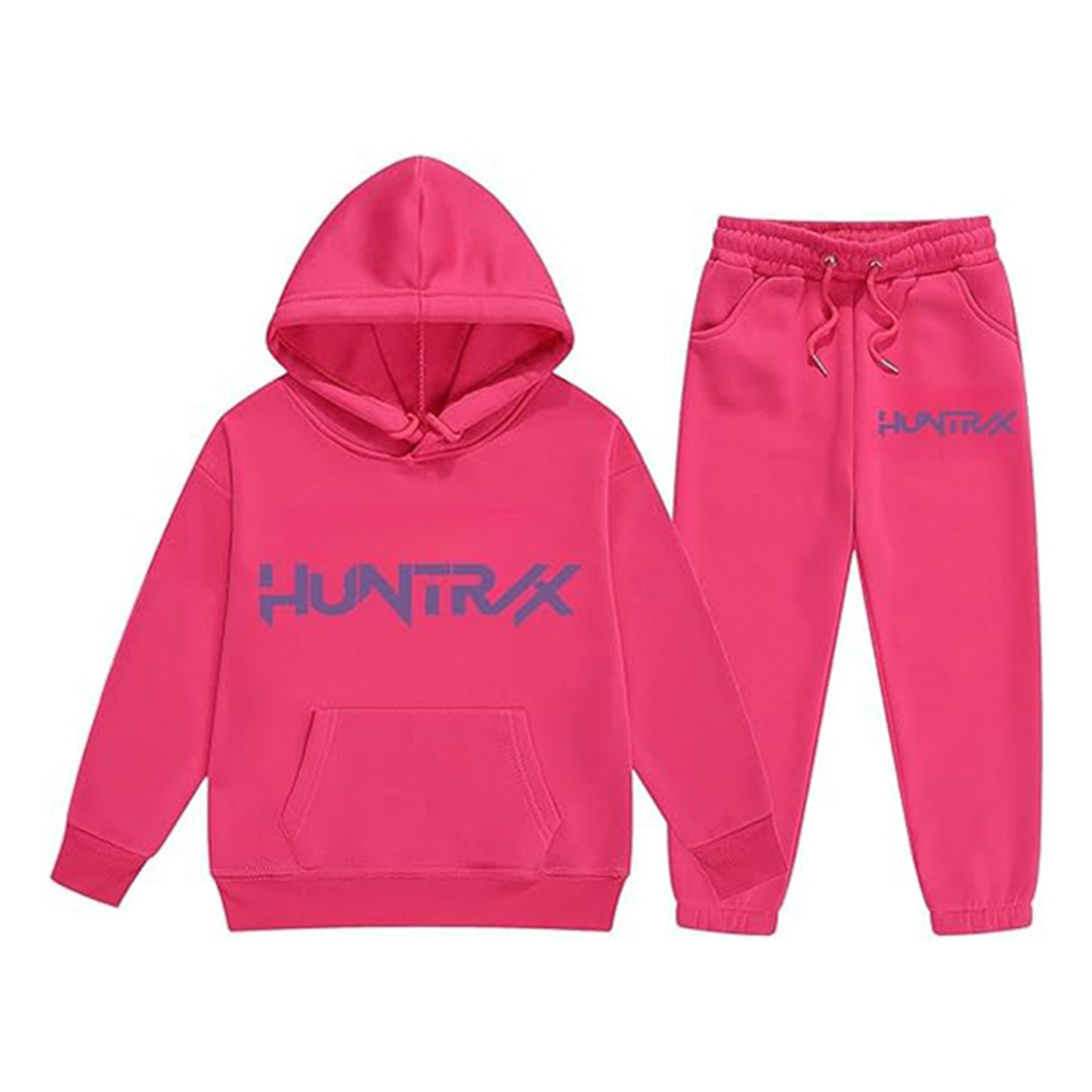 Ensemble 2 Pièces Survêtement Polaire Garçon/Fille - Sweat Capuche + Pantalon Jogging - Confort Automne/Hiver