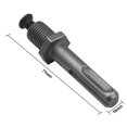 thumbnail image 3 of Keyless Large 3-Jaw Chuck Screwdriver Adapter with Quick Change 1/4" Round Shank Cylindrical Shank 2-13mm Countersink Drill Bits Cutter Pliers, 3 of 5