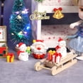 thumbnail image 4 of Accesorios para casa de muñecas 1/12 Adorno navideño en miniatura creativo para hacer tú mismo 11pcs normal, 4 of 9