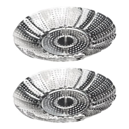 

Fox Run Vegetable Steamer 9 inch Stainless Steel Durable Steamer Basket 5592 2-Pack