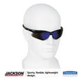 thumbnail image 4 of Nemesis Safety Glasses, Black Frame, Blue Mirror Lens, 4 of 4