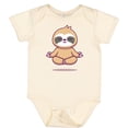 thumbnail image 3 of Inktastic Meditating Sloth Boys or Girls Baby Bodysuit, 3 of 5