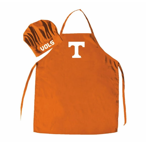 NCAA Tennessee Volunteers Sports Team Logo Chef Hat And Apron