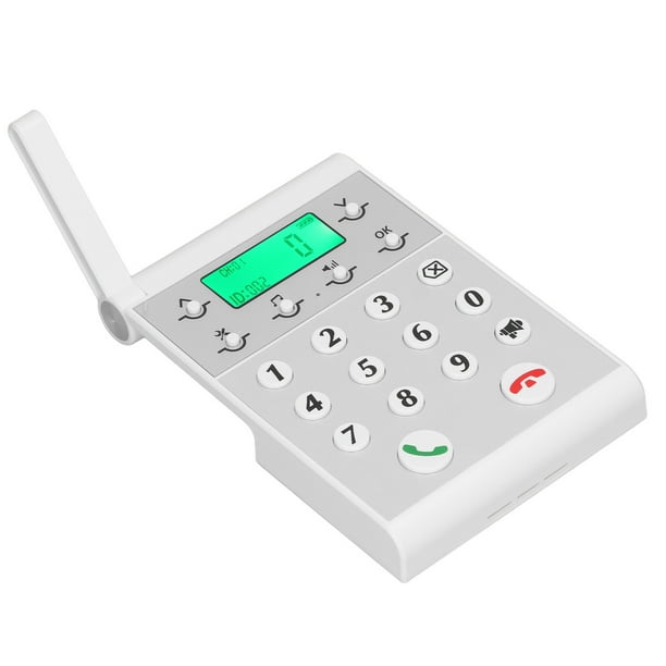 Teléfono con intercomunicador manos libres, teléfono con intercomunicador inalámbrico Sistema de intercomunicación inalámbrico de 1000 m Teléfono con intercomunicador inalámbrico