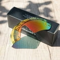 thumbnail image 3 of Walleva Fire Red Polarized Replacement Lenses for Oakley Flight Jacket Sunglasses, 3 of 5