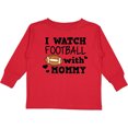 thumbnail image 3 of Inktastic I Watch Football with My Mommy Boys Long Sleeve Toddler T-Shirt, 3 of 5