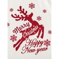 thumbnail image 5 of CARETOO Christmas Family Pajamas Matching Sets Plaid Xmas Deer Print Sleepwear for Family Men Women, 5 of 15