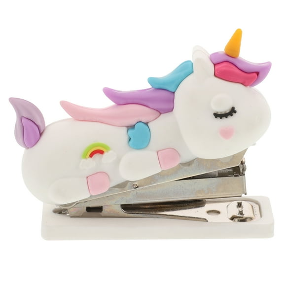 MasteelfCA Agrafeuse Mignonne Licorne Agrafeuse pour Étudiants Agrafeuse à Main Agrafeuse à Main pour Maison Bureau