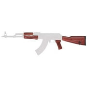 TimberSmith Ak47 Wood Stock Set Red LamNatural Leather SKU:TIM06000 RED