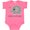 Hot Pink, variant on Inktastic Loved by My Nona Grandma Boys or Girls Baby Bodysuit