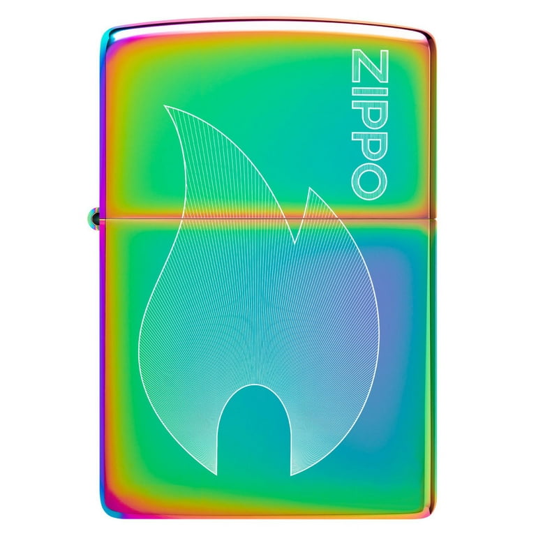 Zippo 48978 Flame Multicolor High Polish Brass Windproof Lighter