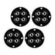 thumbnail image 2 of Ruedas giratorias DYNWAVEMX 4x Ruedas universales 360 grados Mini ruedas giratorias acero negro, 2 of 8