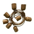 thumbnail image 1 of Cadena de canaletas de lluvia decorativa, reemplazo funcional, decoración del hogar, colector de agua de lluvia para Campana, 1 of 9