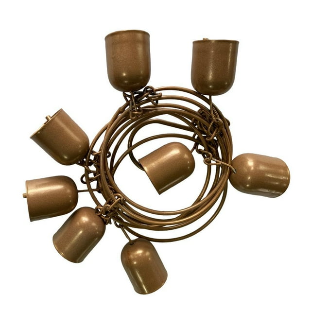 Cadena de canaletas de lluvia decorativa, reemplazo funcional, decoración del hogar, colector de agua de lluvia para Campana