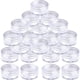 thumbnail image 2 of Juego de botes de muestra vacíos para cosméticos, botes de viaje redondos transparentes para cremas y polvos, recipientes pequeños de muestra con tapas, 50 Uds., 2 of 8
