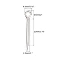 thumbnail image 2 of Unique Bargains Split Cotter Pin, Fixation à Clip en Acier Inoxydable 2,5x20mm Raccord Argent 90Pack, 2 of 5