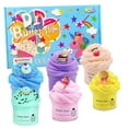 thumbnail image 3 of 6 colores Fruitcake Sludge Toys Seguridad No tóxico Stress Relief Toy para niños Niño, 3 of 8