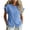 01# Sky Blue, variant on Cotton Tops for Women Ihhxva Breathable Ruffle Sleeve Blouse with Button Detail Summer Button-Up Top S-2XL