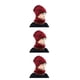 thumbnail image 3 of Minnieouse Sombrero de invierno para niños, forro polar a prueba de viento, interior, pañuelo para el cuello, calentador de cuello, protección rojo 3piezas, 3 of 6