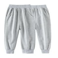 thumbnail image 4 of Esaierr Kids Toddler Boys Spring Autumn Jogger Sweatpants Elastic Waist Sweat Pants Jogger Trousers Baby Youth Boys Warm Active Pants for 1-7T, 4 of 7