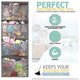 thumbnail image 4 of Stuffed Animal Storage Bag Over The Door Stuffed Animals Organizer With 4 Large Pockets Hanging Mesh Bags For Baby Plus-r, 4 of 5