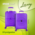 thumbnail image 2 of Maleta de Cabina Morado 10 kgs Carry On Avion Tipo American, 2 of 7