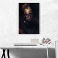 thumbnail image 2 of ARTCANVAS The Man with the Golden Helmet 1650 Canvas Art Print by Rembrandt van Rijn - Size: 26" x 18" (0.75" Deep), 2 of 9