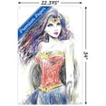 thumbnail image 3 of DC Comics - Wonder Woman - Sketch Wall Poster with Push Pins, 22.375" x 34", 3 of 3