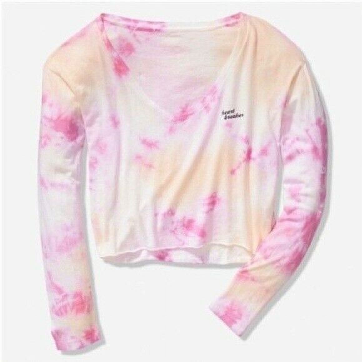 victoria secret long sleeve crop top