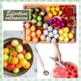 thumbnail image 3 of Ongmies Ice Cream Scoop Clearance Carving Fruit Ice Watermelon in1 Dual-Head 2 Stainless Steel Tableware Kitchen Organizers and Storage Random, 3 of 9