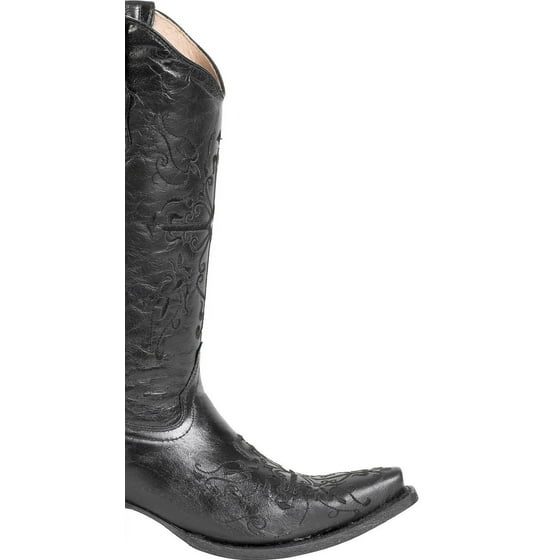 Corral Boot - Corral Women's L5060 Cross Embroidery Black Snip Toe
