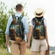 thumbnail image 4 of Disketp Cute Butterfly Bear print Canvas Backpack Lightweight Travel Daypack Student Rucksack Laptop Backpack-, 4 of 5