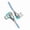 Double elbow rotation-blue braided line, variant on 360° Rotatable Zinc Alloy USB-C Cable with 90° Elbow, 6.5ft Nylon Braided Cord, Supports Fast Charging & High-Speed Data Transfer, Durable Flexible Wire for iPhone 15, Samsung S24 and more devices