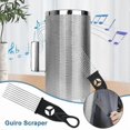 thumbnail image 4 of Guiro Metal Scraper Latin Instrument Brush Comb-Style Scraper Latin Percussion Easy Grip Guiro Brush Scraper For Band Concert, 4 of 5
