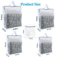 thumbnail image 2 of Mesh Laundry Bags for Delicates, 5 PCS Hanging Honeycomb Laundry Bags with Sturdy Zipper for Home, 2 of 8