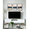 thumbnail image 7 of SHENIFY Bohemain Mountain Landscape Canvas Wall Art 16x24in3pcs Black Framed Watercolor Nature Artwork Painting Boho Farmhouse Rustic Room Decor for Bedroom Living Room, 7 of 7