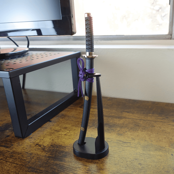 Nikken Samurai Sword Letter Opener, Mini Katana with Display Stand 8.3 inch - Made in Japan