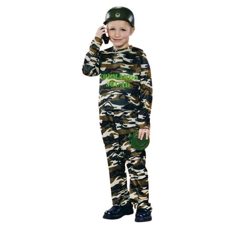 Boys Army Commando Dress Up Halloween Costume